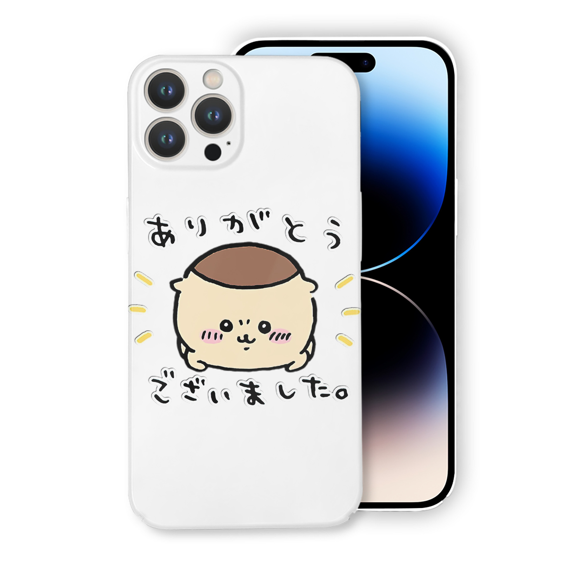 （画像用） ちいかわ くりまんじゅう Chii-kawa kuri manjū 【iPhone 14シリーズ対応】ハードケース